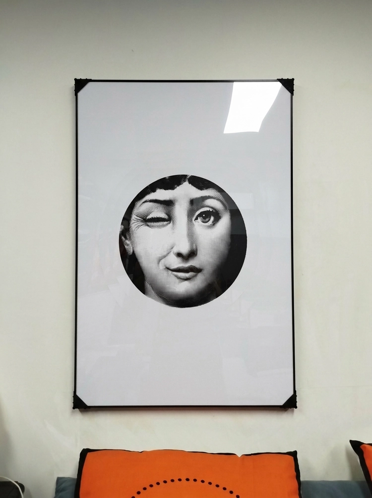그림 액자 팝아트 인테리어소품 여인그림 인물액자 미니멀 모던 디자인 거실 안방 홈스타일링 벽면 장식용 포르나세티 이미지
