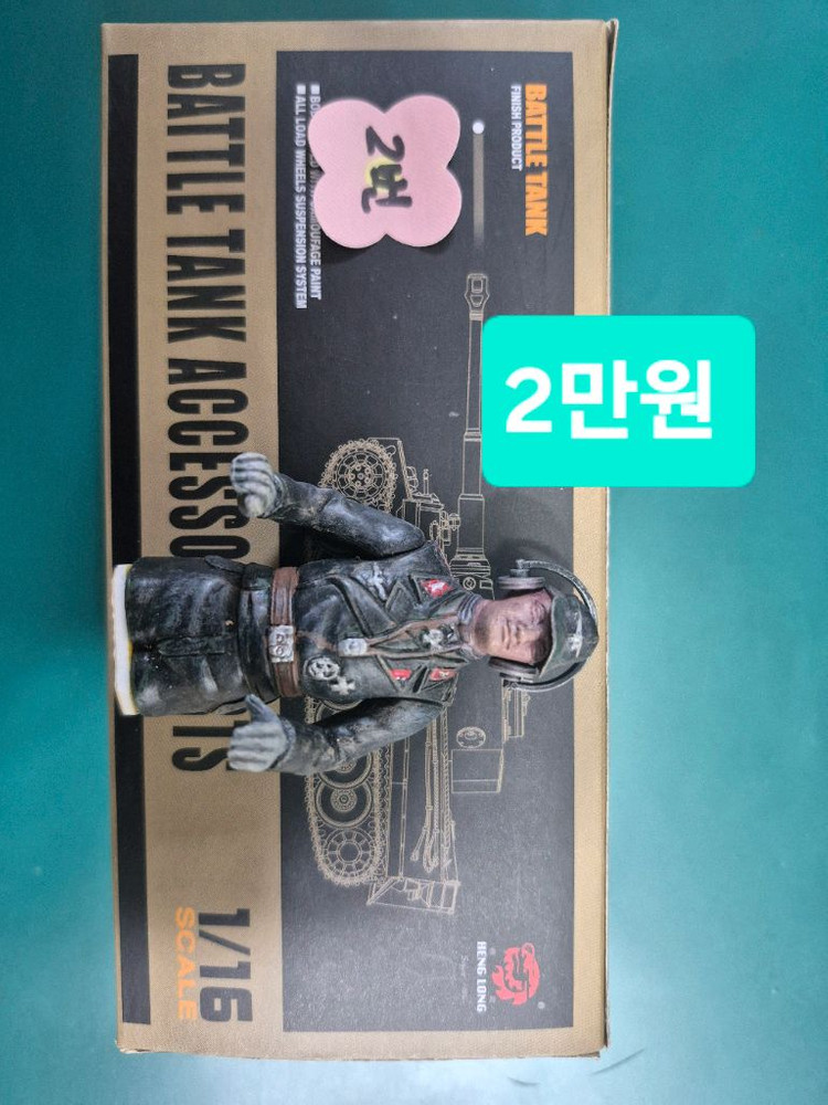 *일괄or개별판매*1/16RC카탱크전용(도색완료프라모델*새제품)2WW액션피규어전투보병,알씨카전차병4종일괄~바람에언덕 이미지