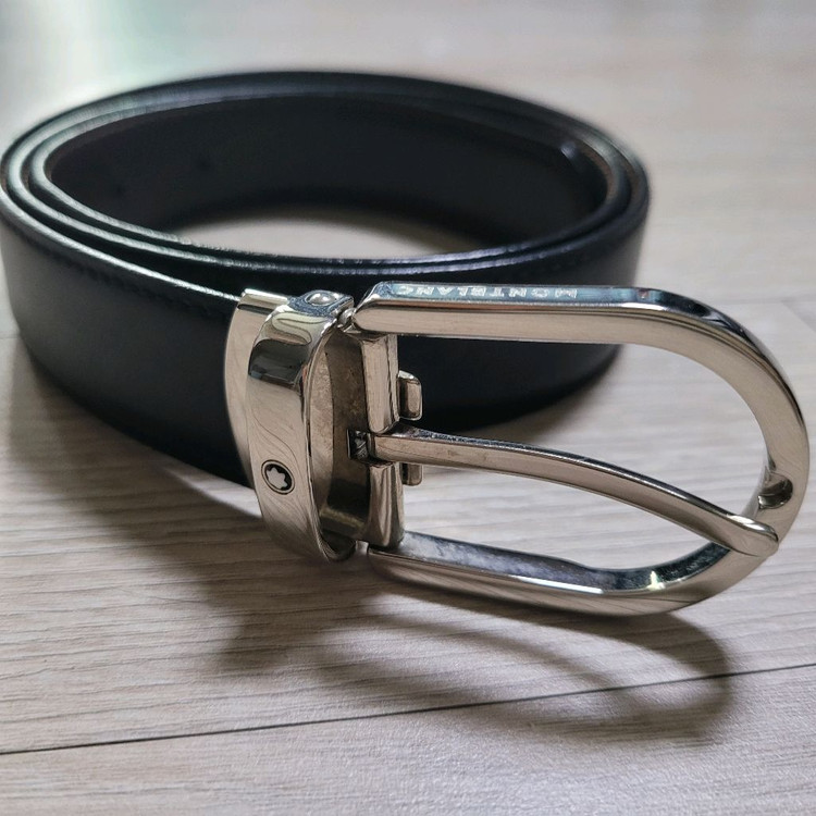 정품 몽블랑 남성 정장 벨트 이미지