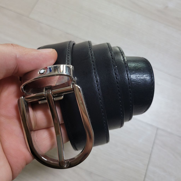 정품 몽블랑 남성 정장 벨트 이미지