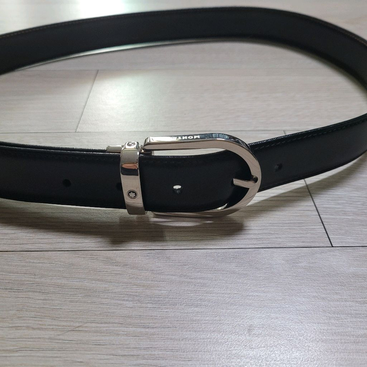 정품 몽블랑 남성 정장 벨트 이미지