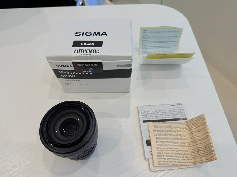 후지 x-t5 바디, 시그마 18-50 x마운트 이미지