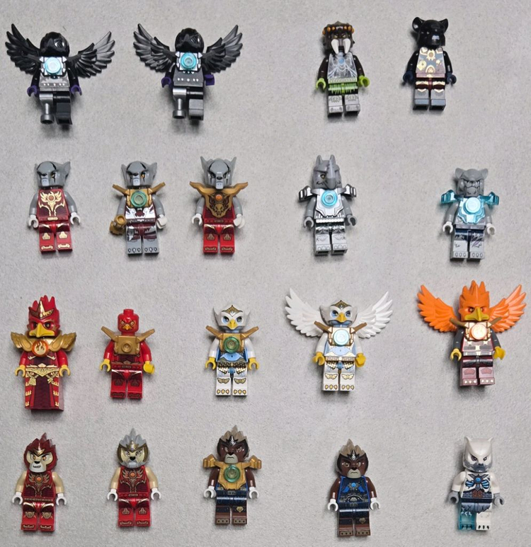 레고 키마 고릴라, 늑대, 곰, 불사조, 악어, 코뿔소, 사자, 아이스 베어, 기타 피규어 이미지