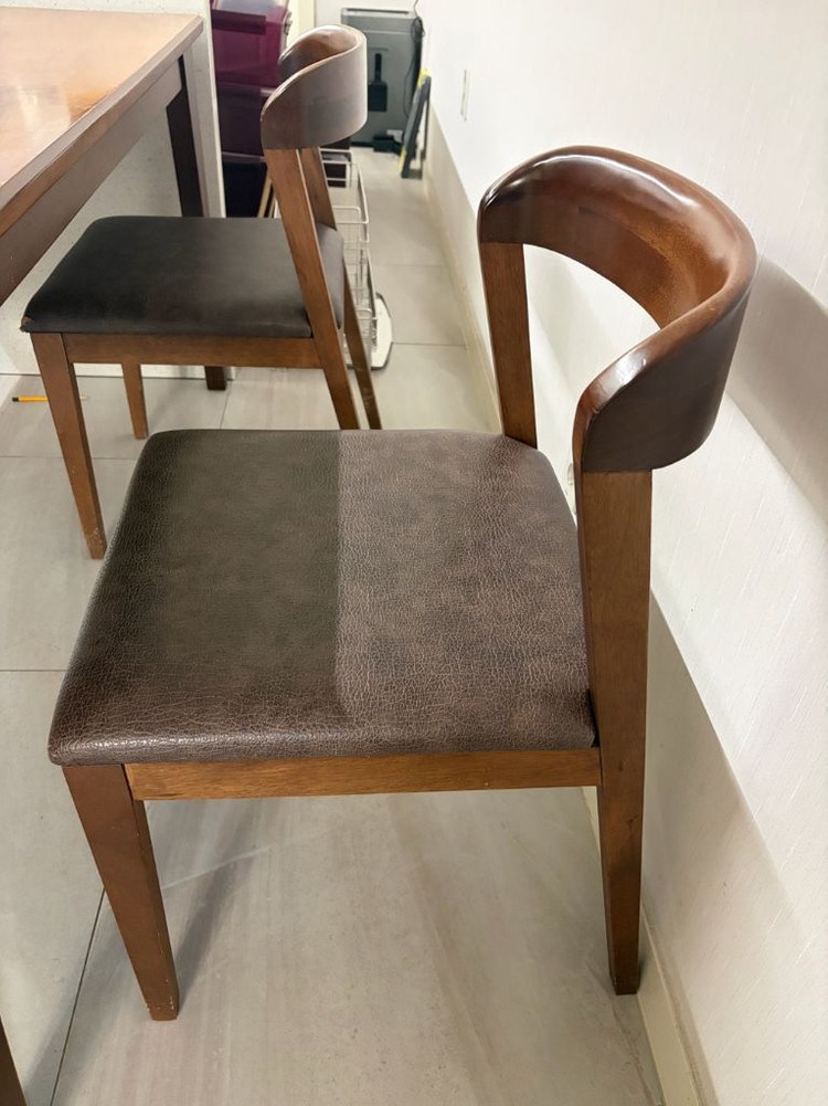 4/30이사.300구입)6인 원목 월넛 우드 식탁 의자3 1600x800 이미지