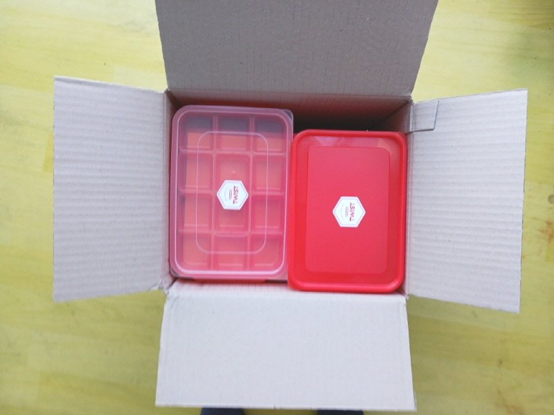 [새제품] 푸레시 트위스트 9P 종합선물세트, 냉동 밀폐용기 야채보관용기 전자레인지 이미지