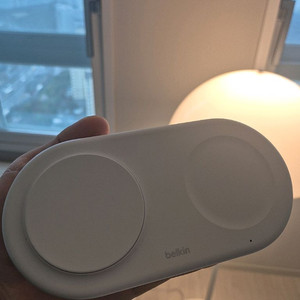 벨킨 Qi2 15W 2in1 마그네틱 무선 충전 패드 WIZ021qc 이미지