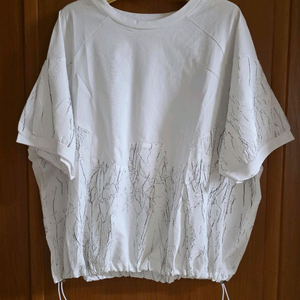 (새상품) 이중원단 밑단 스트링 블라우스(빅사이즈 가능) 이미지