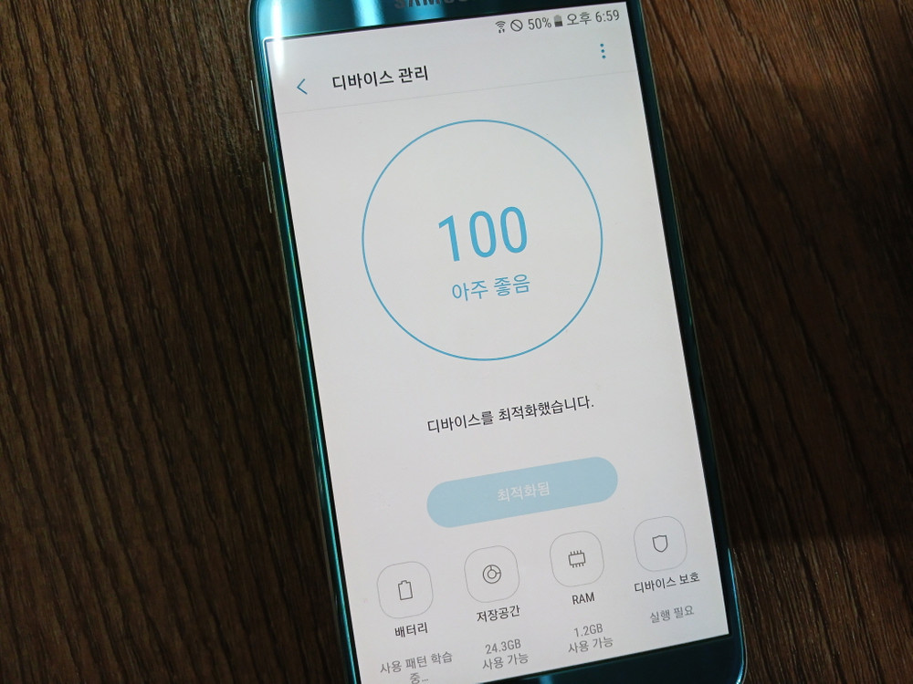 삼성 갤럭시 S6 SM-G920L 휴대폰 안드로이드7 32GB 이미지