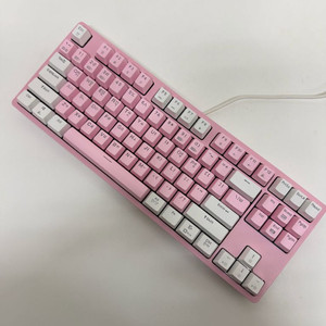 앱코해커 K611 핑크핑크 텐키리스 광축 게이밍 유선 기계식 키보드 마우스 헤드셋 스피커 사운드바 이미지