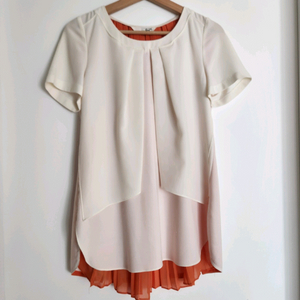 ENC 플리츠 블라우스 프리사이즈 이미지