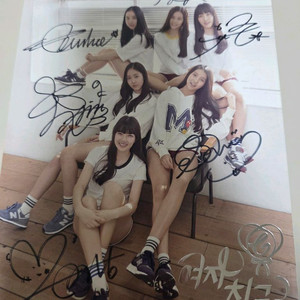 여자친구 싸인앨범 비매 이미지