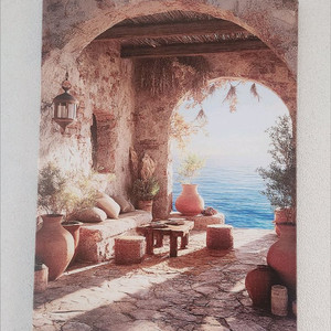 새상품)원목 프레임 캔버스 그림액자 인테리어소품 이미지