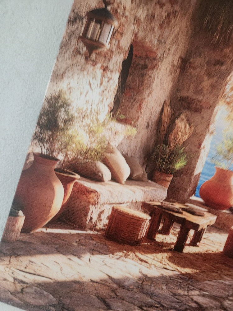 새상품)원목 프레임 캔버스 그림액자 인테리어소품 이미지