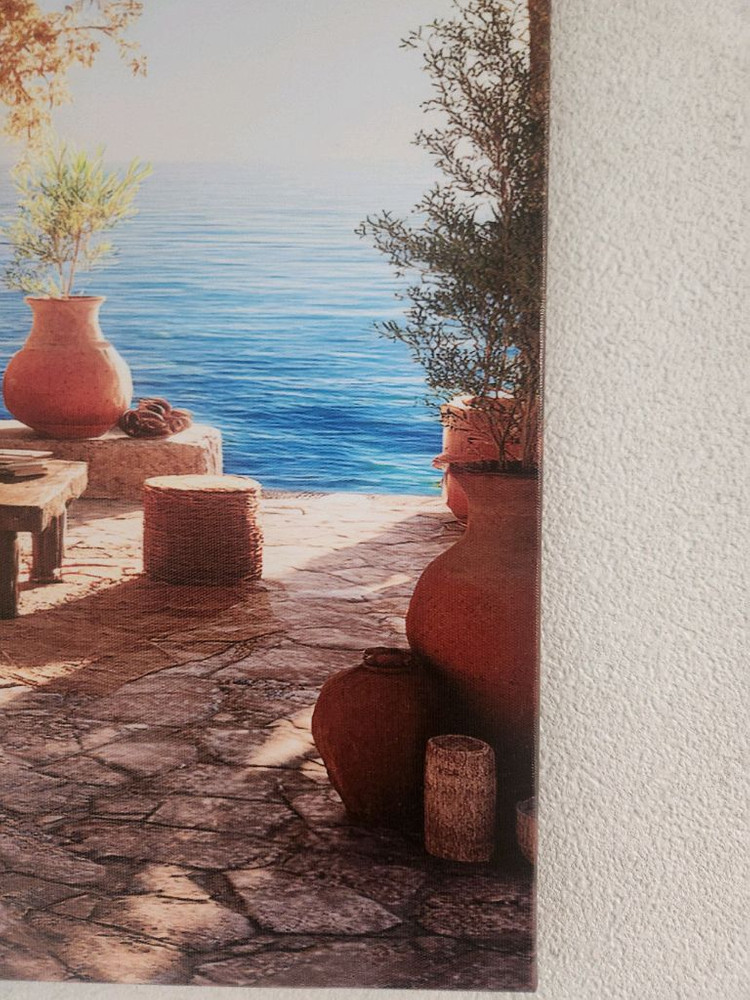 새상품)원목 프레임 캔버스 그림액자 인테리어소품 이미지