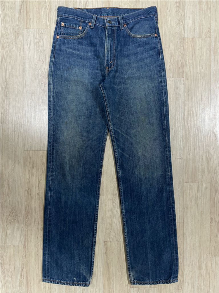 32) 00s 리바이스 재팬 502 일자핏 워싱 데님팬츠(RRL&LVC&폴로) 이미지