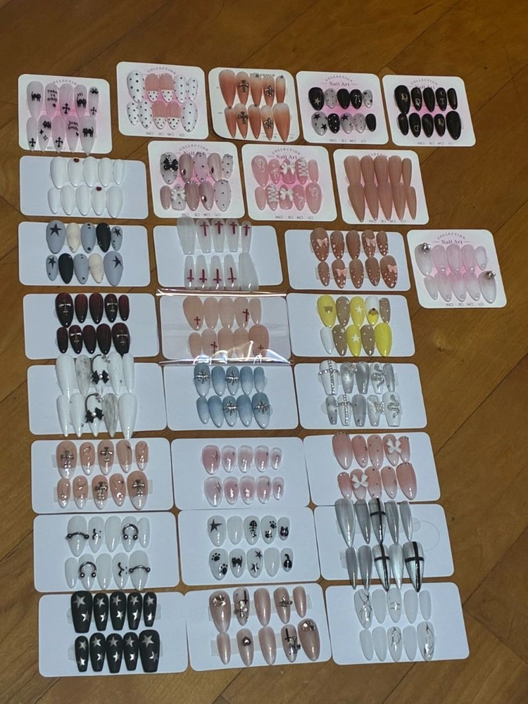 수제 네일팁 48개 일괄 판매 이미지