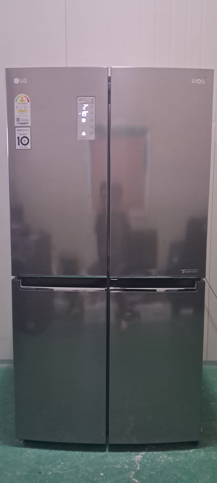 1623 엘지디오스 866L 4도어양문형냉장고(메탈) 이미지