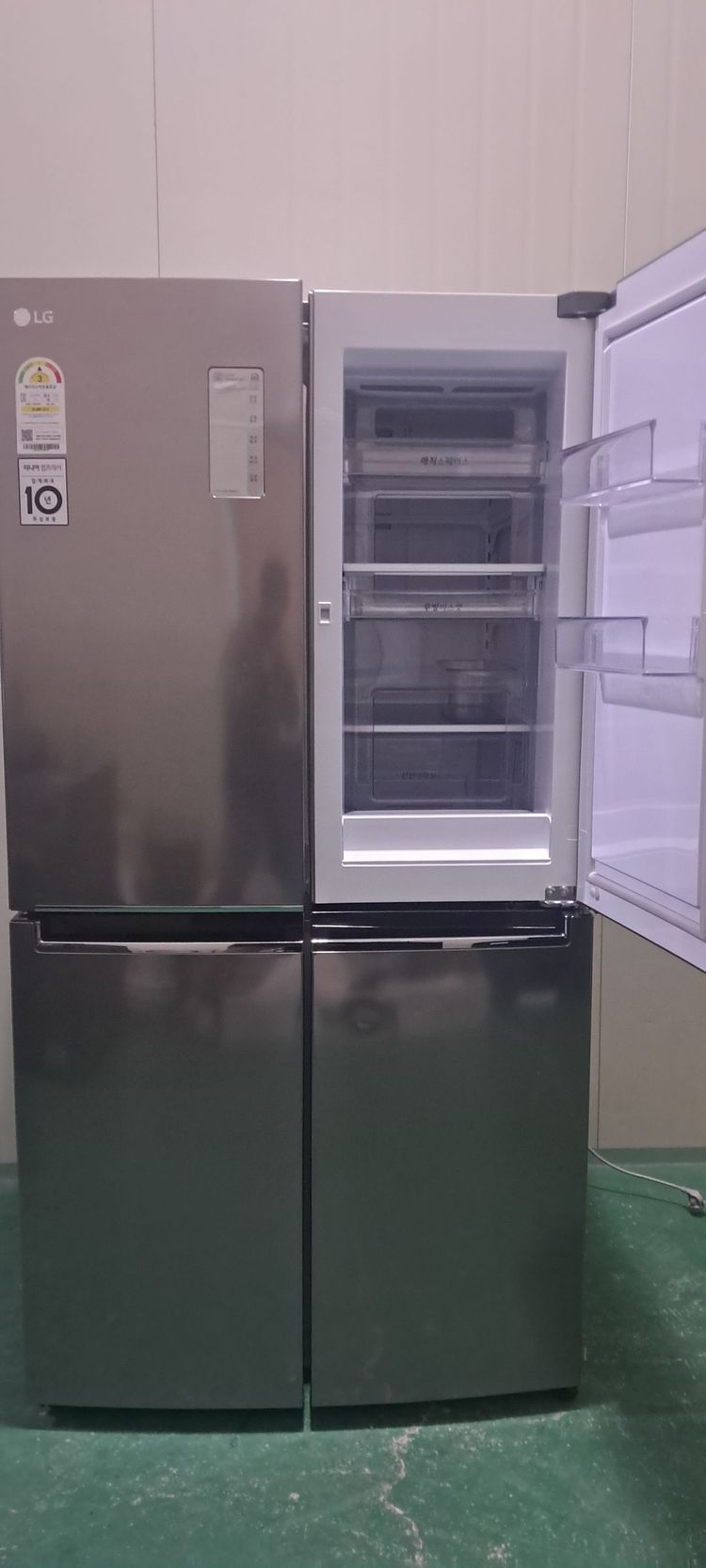 1623 엘지디오스 866L 4도어양문형냉장고(메탈) 이미지