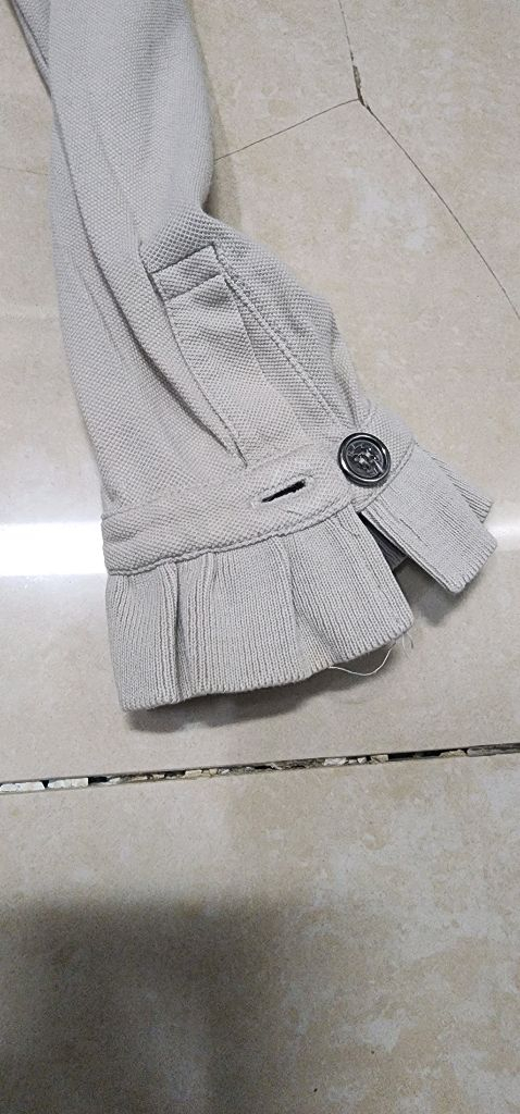 버버리 셔링 면 원피스 55~66/ 실크 스카프 각각 이미지