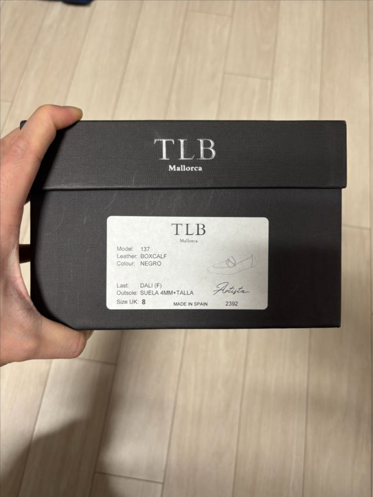 TLB 블랙 페니 로퍼 UK8 이미지