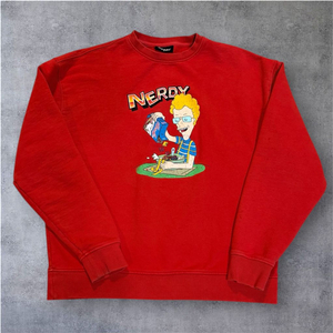 널디 쭈리안감 맨투맨 티셔츠 M 오버핏 100-105 정도 사이즈 이미지