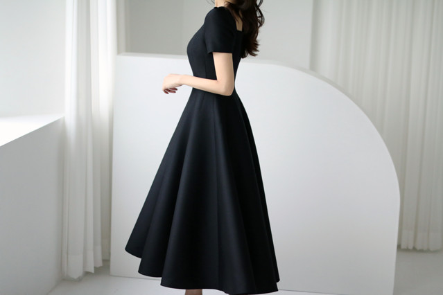 메르시비앙 메비 블랙펄 울실크원피스 3사이즈 이미지