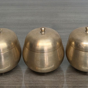 유기 놋그릇 3개세트. 판매합니다. 아주깨끗함 이미지