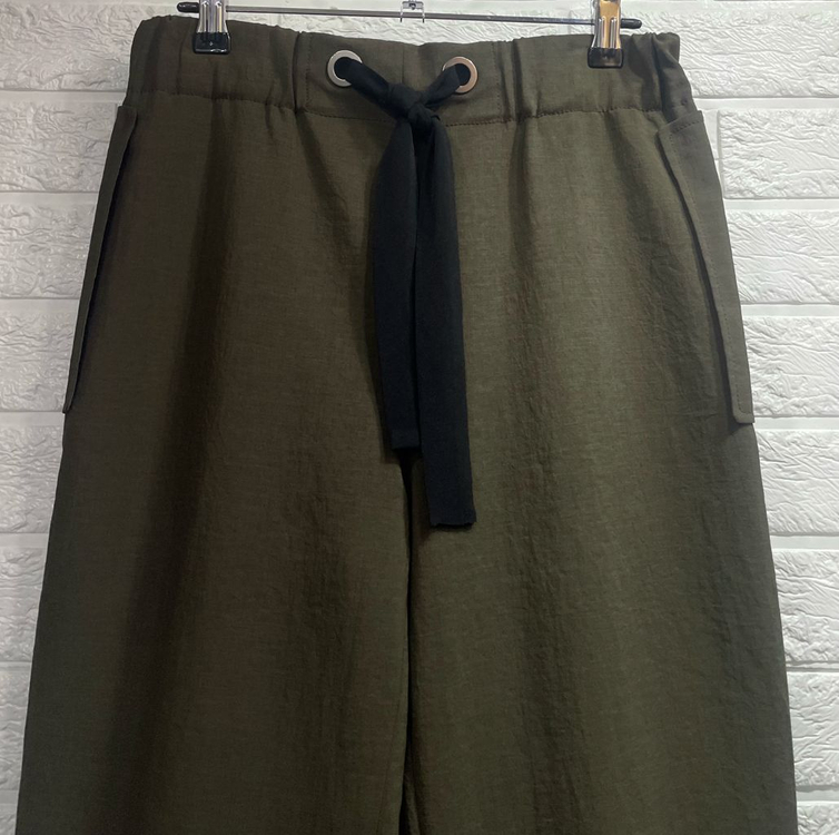 TIME 타임바지 한섬팬츠 한섬바지 슬랙스:) 올리브그린 카키바지 이미지