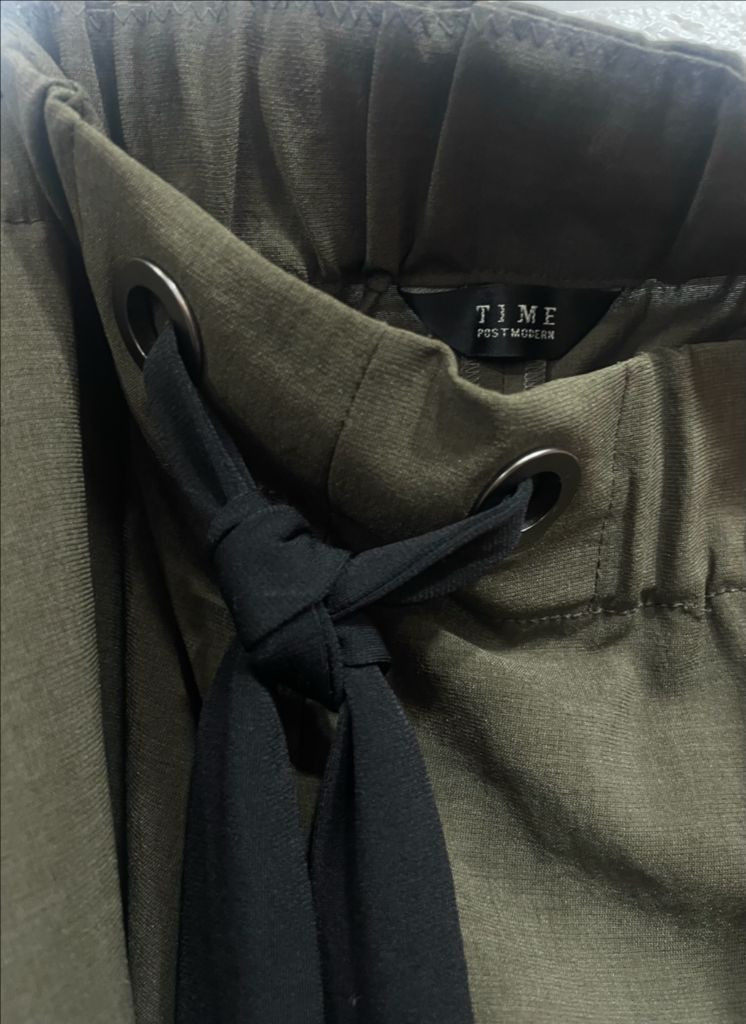 TIME 타임바지 한섬팬츠 한섬바지 슬랙스:) 올리브그린 카키바지 이미지