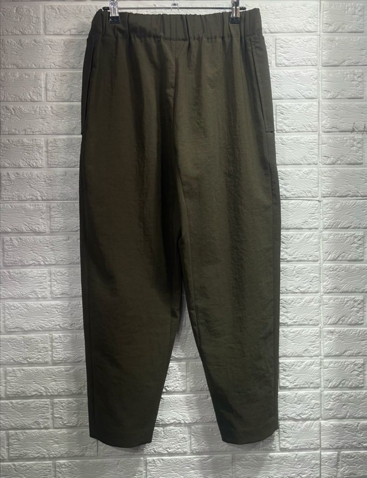 TIME 타임바지 한섬팬츠 한섬바지 슬랙스:) 올리브그린 카키바지 이미지