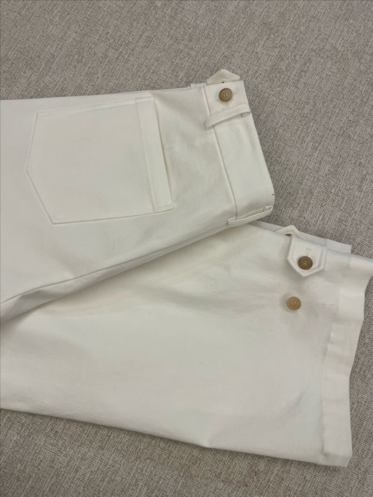 유메르 누아 비조 코튼 팬츠 아이보리 1사이즈 새상품 이미지