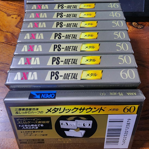 AXIA(후지필름) PS METAL 공테이프 미개봉 8개 이미지