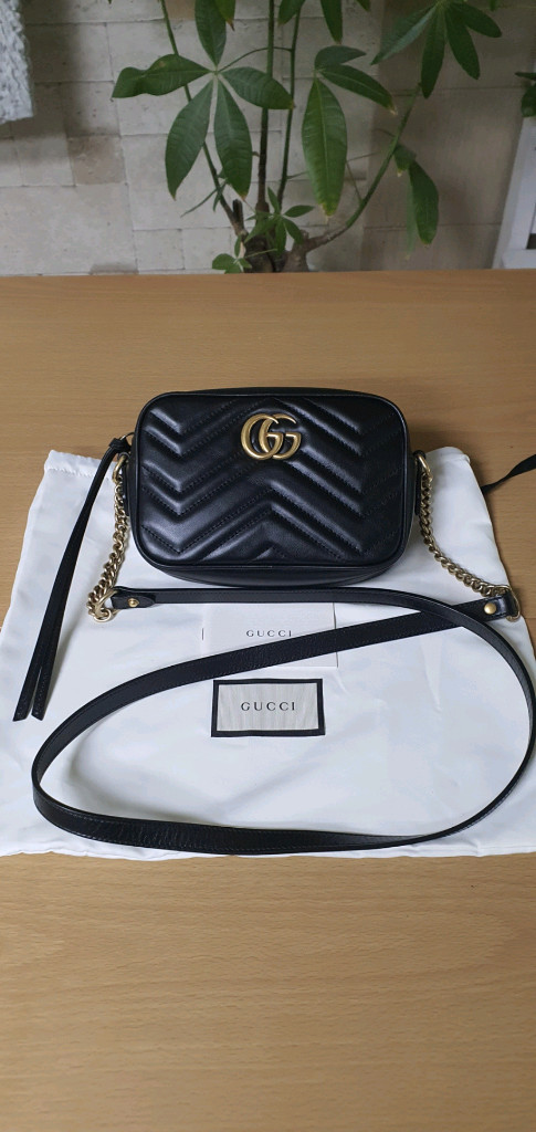 구찌 마몽 마틀라세 크로스백/숄더백 정품S급(감정O)구찌프라다루이비통디올고야드샤넬셀린느보테가생로랑발렌시아가버버리가방 이미지