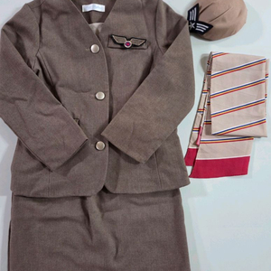 뿌르앙빵 키즈 아시아나 승무원 유니폼 세트 XL(120전후) 이미지