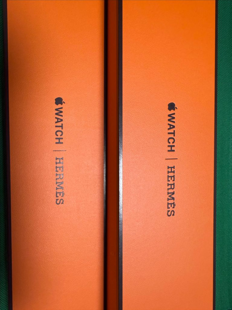 (풀박스/새상품)애플워치 에르메스10 42mm 실버 티타늄 뒤블투르 이미지