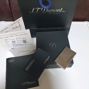 [새상품,백화점판] 듀퐁라이터 뉴 라인2 ca16455 팔라듐 백금 쌍불 듀퐁 라이타 이미지