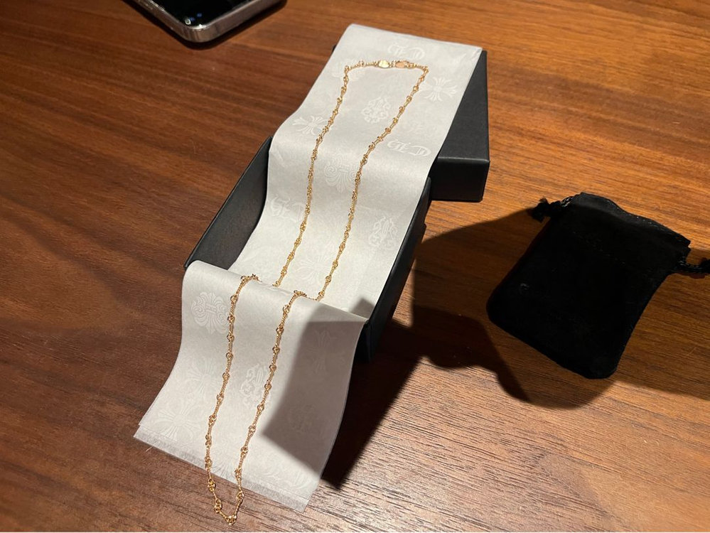 크롬하츠 목걸이 22k 트위스트 체인 24인치 이미지
