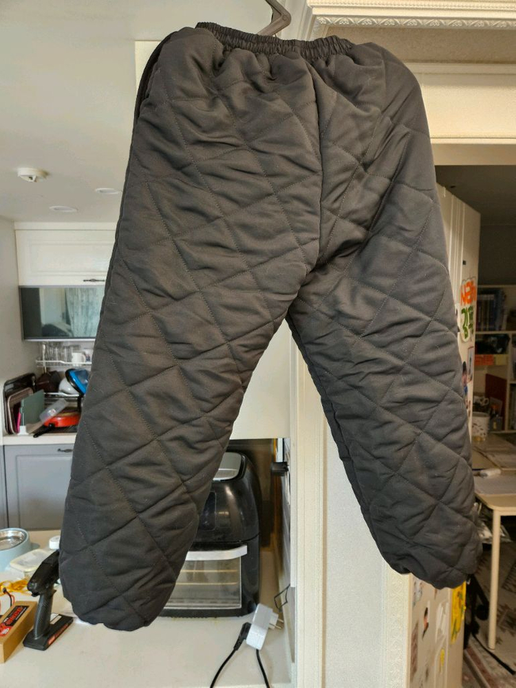 아동용 퀼팅 스키 바지 블랙17호사이즈(새상품) 이미지