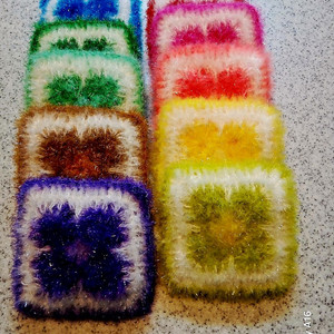 핸드메이드 수세미 10개 이미지