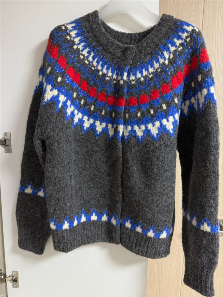 그린버터 메탈릭얀 가디건 이미지