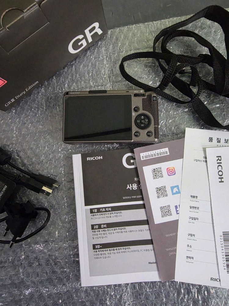 리코gr3 다이어리에디션 1천컷대 보증27.08 신품급팔아요 이미지