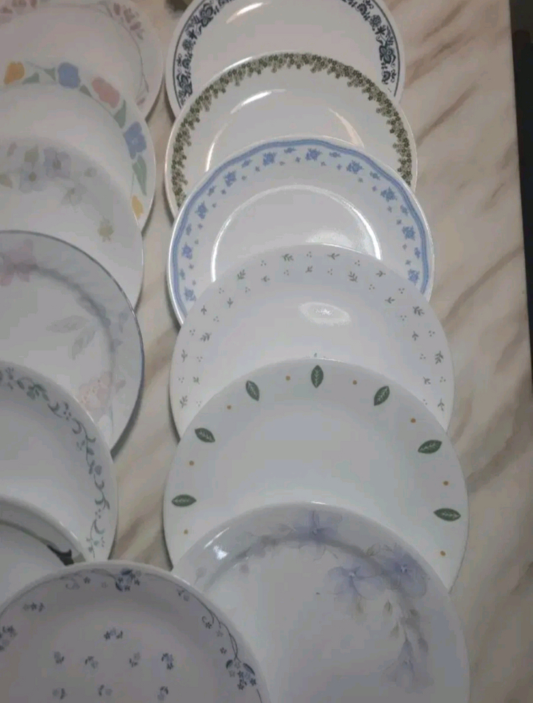 빈티지 코렐 대접시 26cm 모음 개당값 이미지