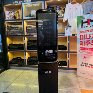 오더퀸 키오스크(헬스)지문인식 포함 무인결제 이미지