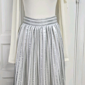 마쥬 메탈릭 플리츠스커트 이미지