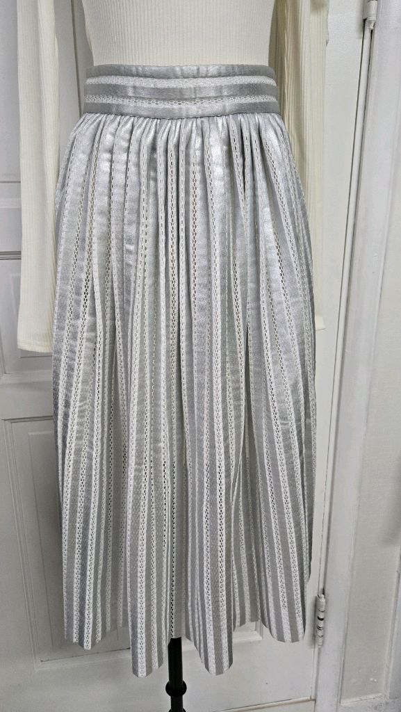 마쥬 메탈릭 플리츠스커트 이미지