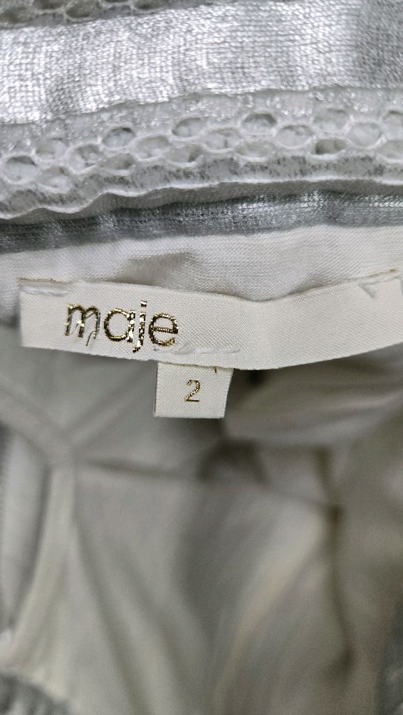 마쥬 메탈릭 플리츠스커트 이미지