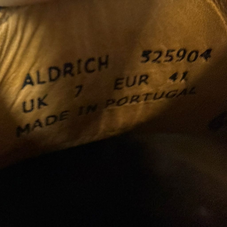 폴스미스 ALDRICH 스웨이드 윙팁 더비 구두 브라운 UK7 (260) 이미지