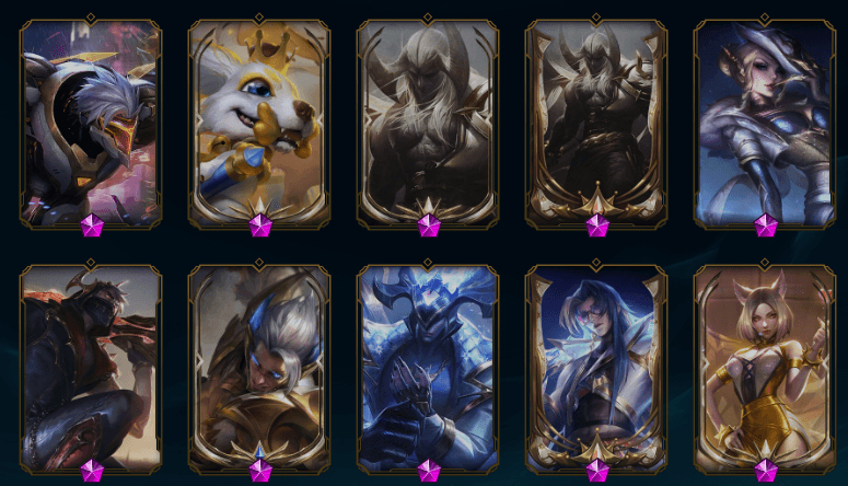 롤아이디 스킨 1830 올스킨 이미지