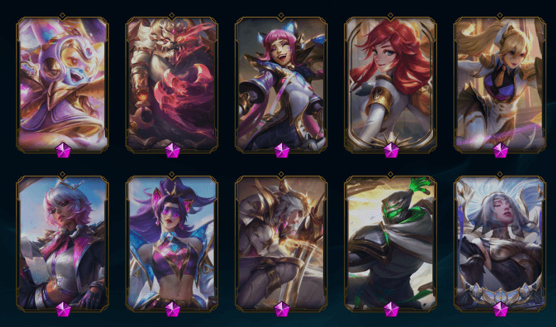 롤아이디 스킨 1830 올스킨 이미지