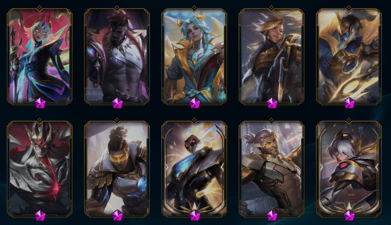 롤아이디 스킨 1830 올스킨 이미지